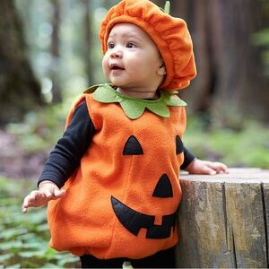 Pottery Barn Baby Pumpkin Halloween Costume size 12-24 month